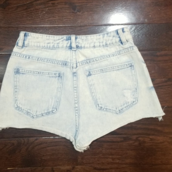 Distressed Acid Wash Mom Shorts. Sz 7. Pacsun - Picture 3 of 5